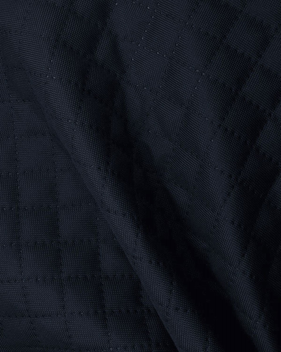Polyester-steppstoff 600d pu-beschichtet karo dunkelblau 160 cm