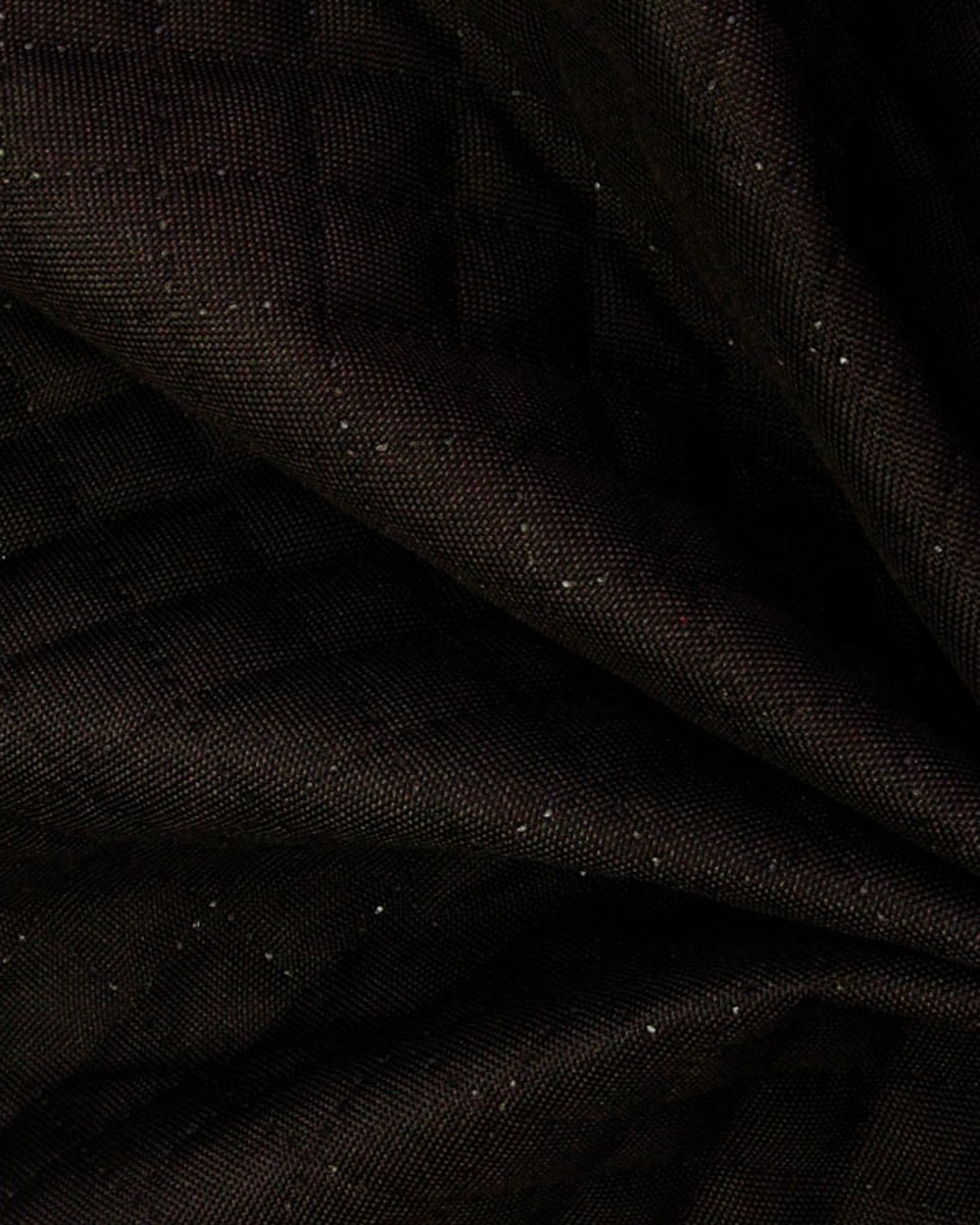 Quilted polyester fabric Oxford 600d pu*2 waterproof karo (141) dark brown 160 cm