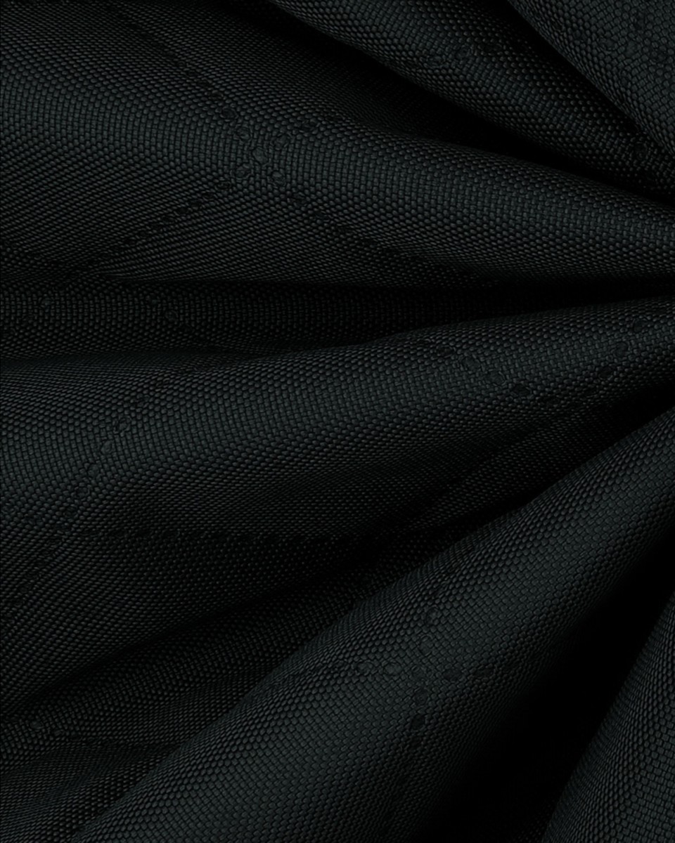QUILTED POLYESTER FABRIC OXFORD 600D PU*5 WATERPROOF KARO (156) DARK GREY 160 CM