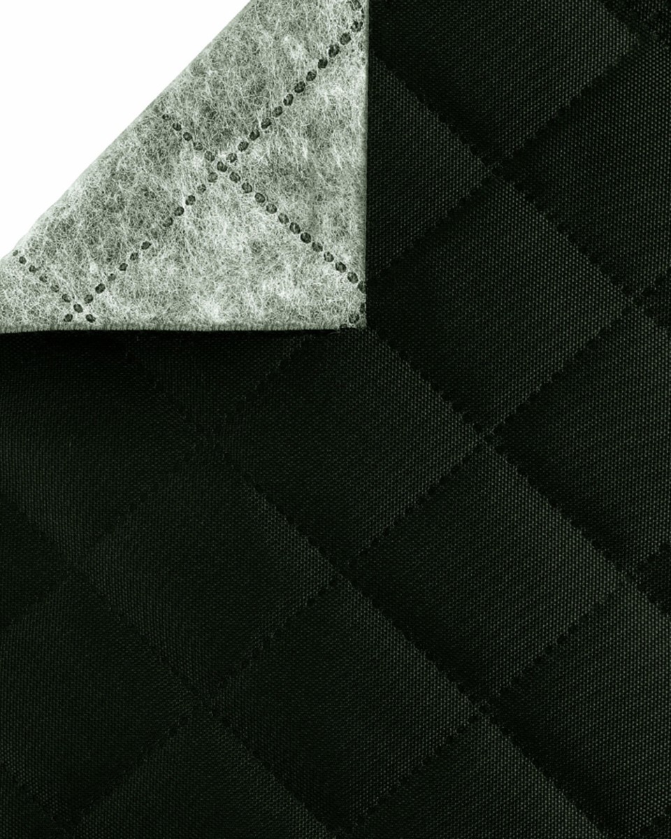 POLYESTER-STEPPSTOFF 600D PU-BESCHICHTET KAROKHAKI 160 CM