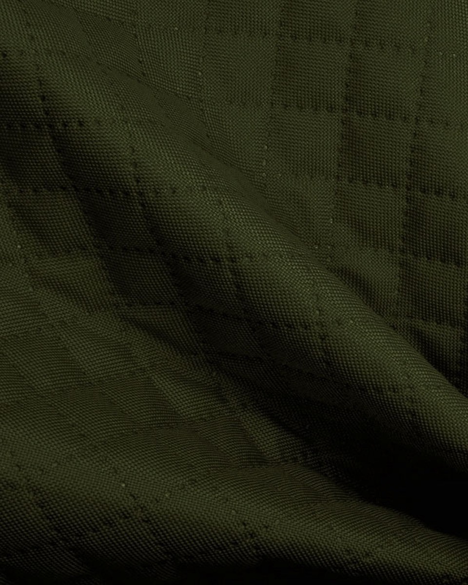 Quilted polyester fabric Oxford 600d pu*2 waterproof karo (305) olive 160 cm