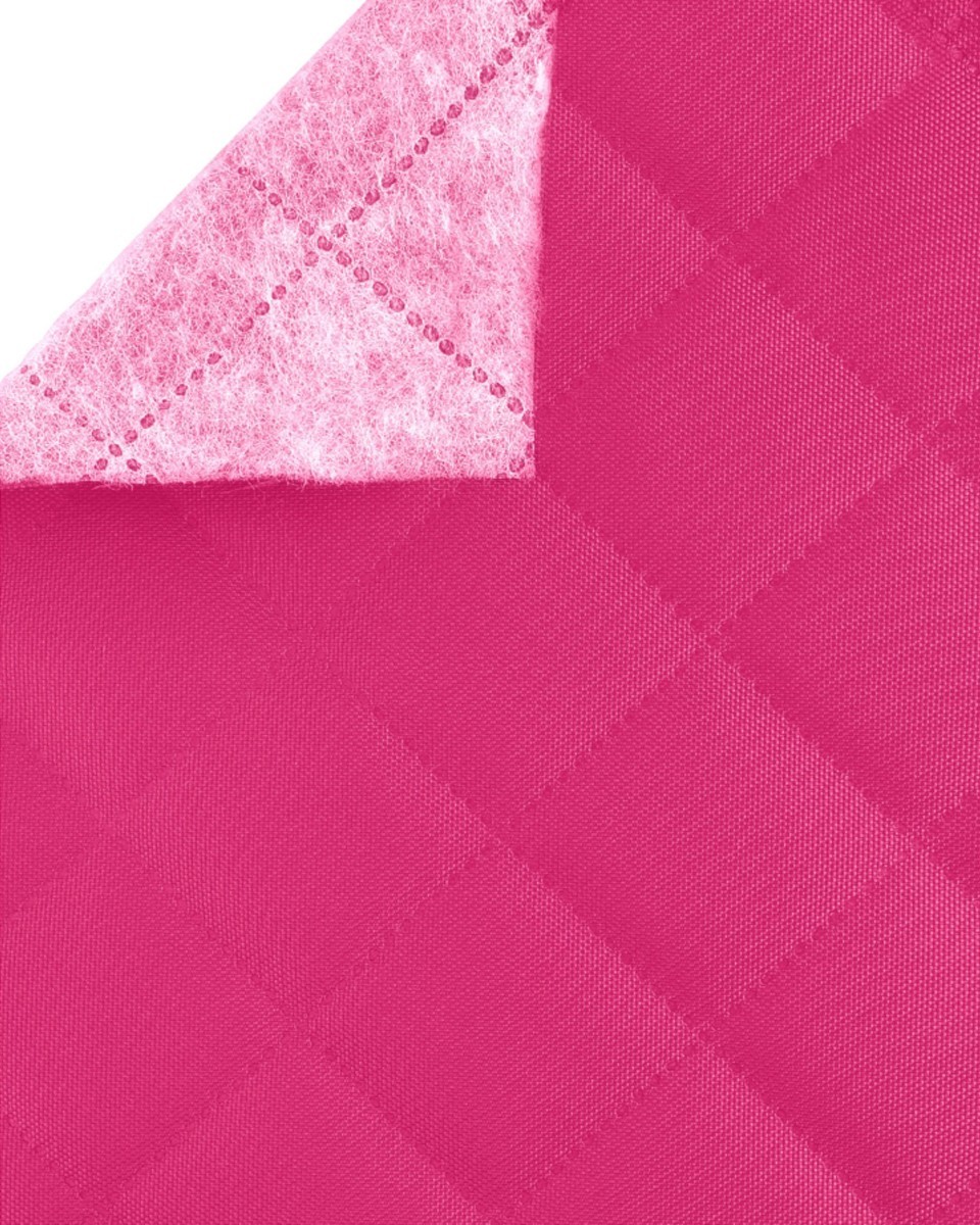 POLYESTER-STEPPSTOFF 600D PU-BESCHICHTET KAROROSA 160 CM 25LM