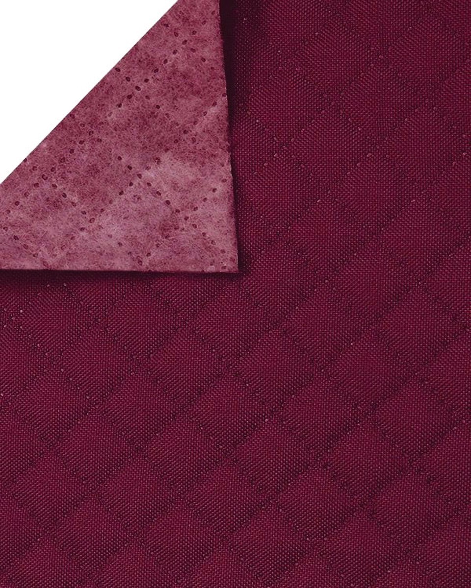 Polyester-steppstoff 600d pu-beschichtet karo weinrot 160 cm