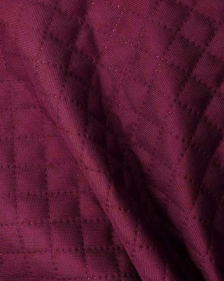 Quilted polyester fabric Oxford 600d pu*2 waterproof karo (525) maroon 160 cm