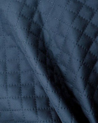 Quilted polyester fabric Oxford 600d pu*2 waterproof karo (558) navy blue 160 cm