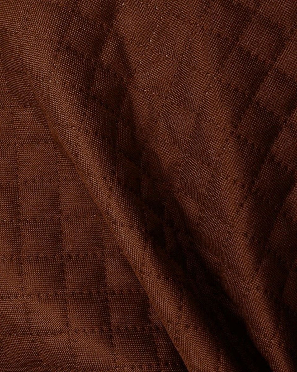 Quilted polyester fabric Oxford 600d pu*2 waterproof karo (568) brown 160 cm