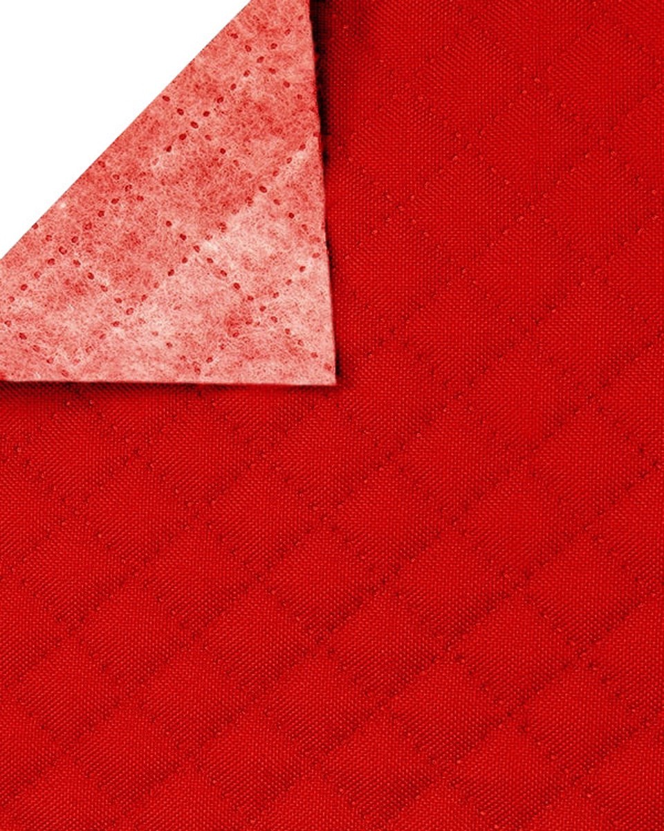 Quilted polyester fabric Oxford 600d pu*2 waterproof karo (620) red 160 cm