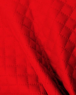 Quilted polyester fabric Oxford 600d pu*2 waterproof karo (620) red 160 cm