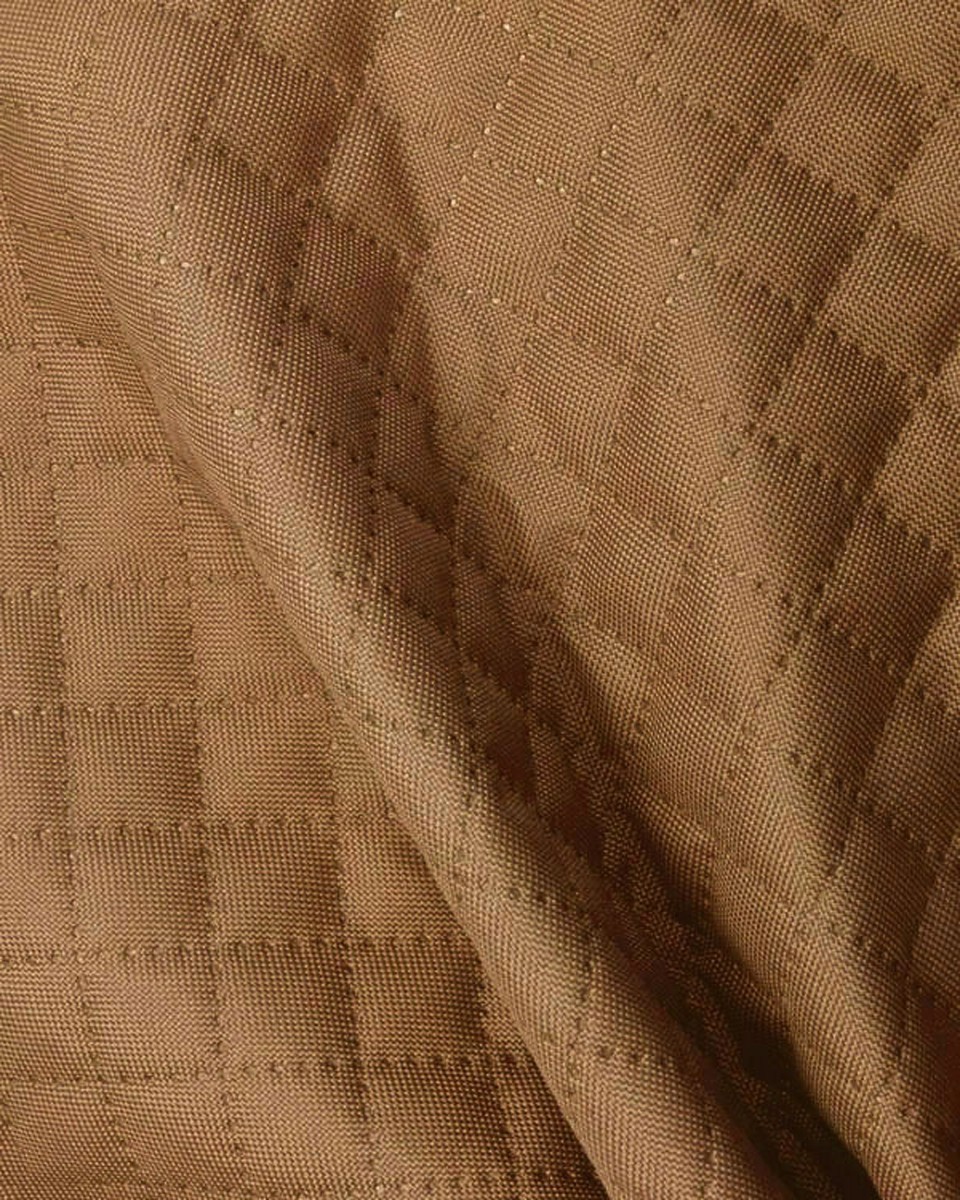 Polyester-steppstoff 600d pu-beschichtet karo dunkelbeige 160 cm