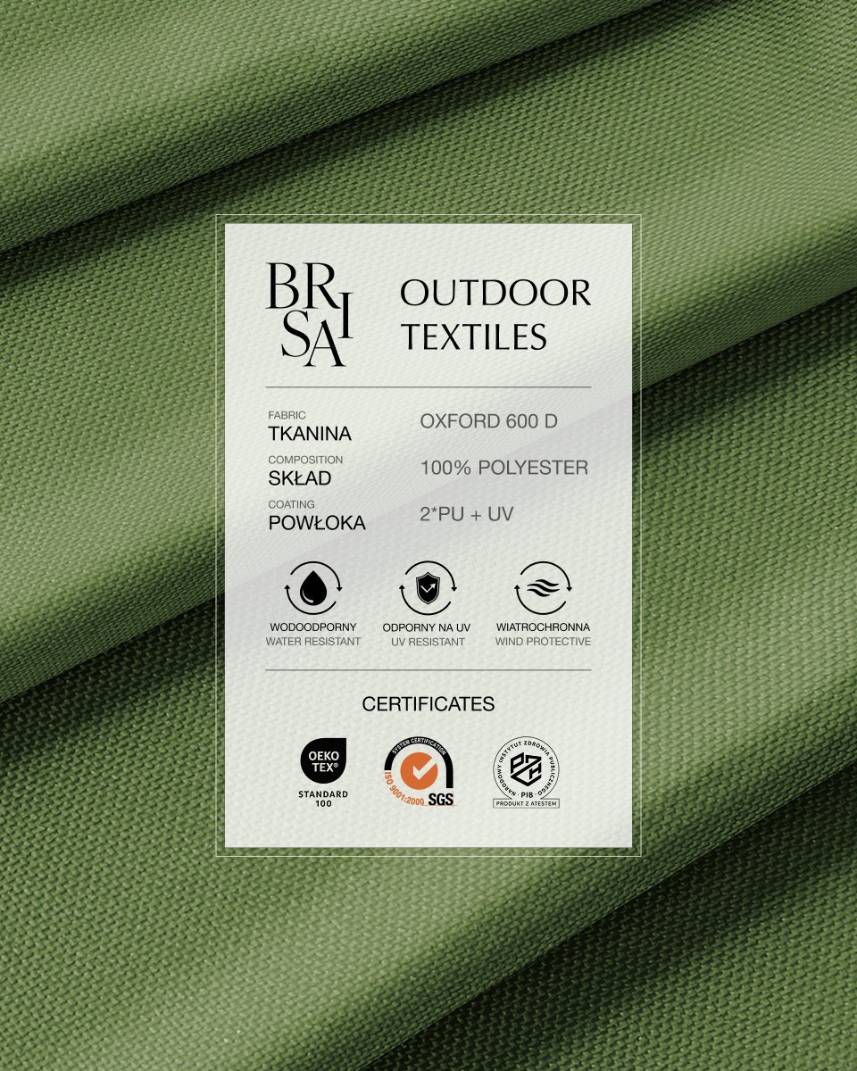 Waterproof Oxford Fabric 600D PU*2 UV (170) olive green
