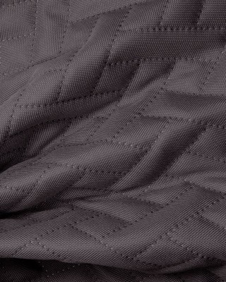 Quilted polyester fabric Oxford 600d pu*2 waterproof premium (155) grey 158 cm