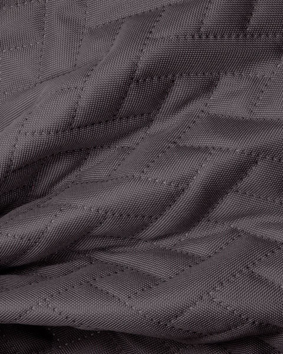 Quilted polyester fabric Oxford 600d pu*2 waterproof premium (155) grey 158 cm
