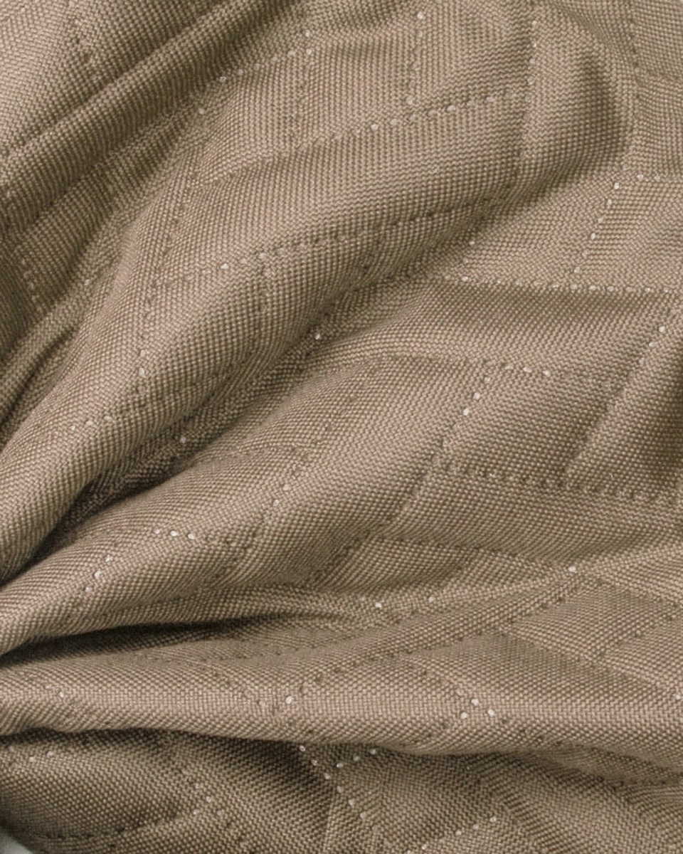 Polyester-steppstoff 600d pu-beschichtet premium dunkelbeige 158 cm