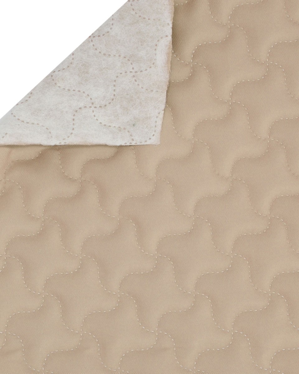 Quilted polyester fabric Oxford 600d pu*2 waterproof (098) beige 160 cm