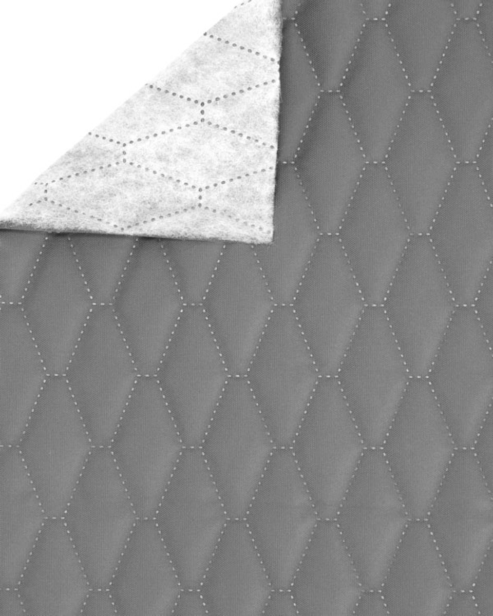 Polyester-steppstoff 600d pu-beschichtet grau 160 cm