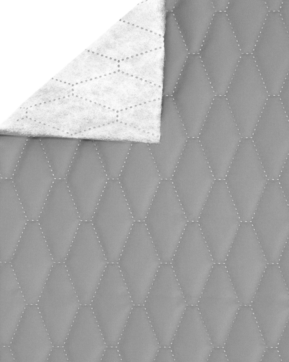 Polyester-steppstoff 600d pu-beschichtet hellgrau 160 cm
