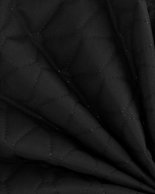 Polyester-steppstoff 600d pu-beschichtet premium schwarz 160 cm