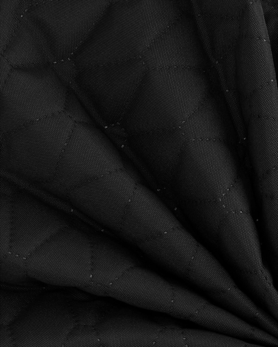 Polyester-steppstoff 600d pu-beschichtet premium schwarz 160 cm