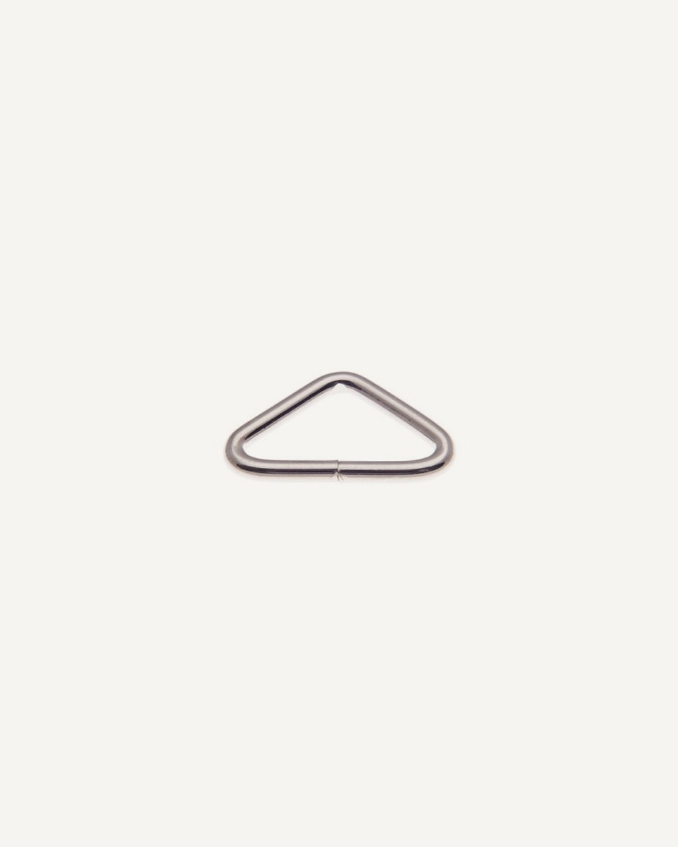 METAL TRIANGLE 25/12/3 MM NICKEL WIRE 100 PCS