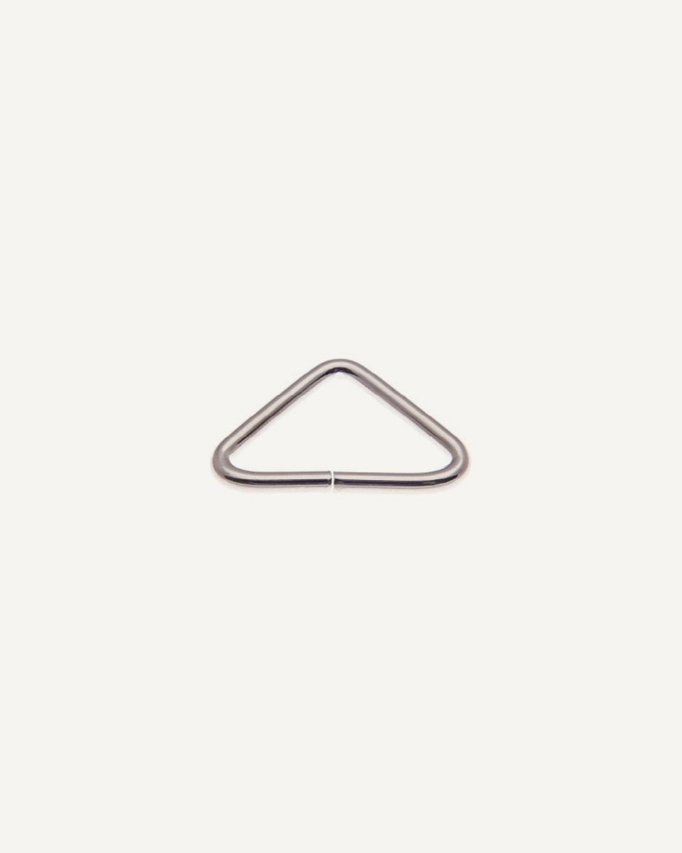 METAL TRIANGLE 30/17/3  MM NICKEL WIRE 100 PCS