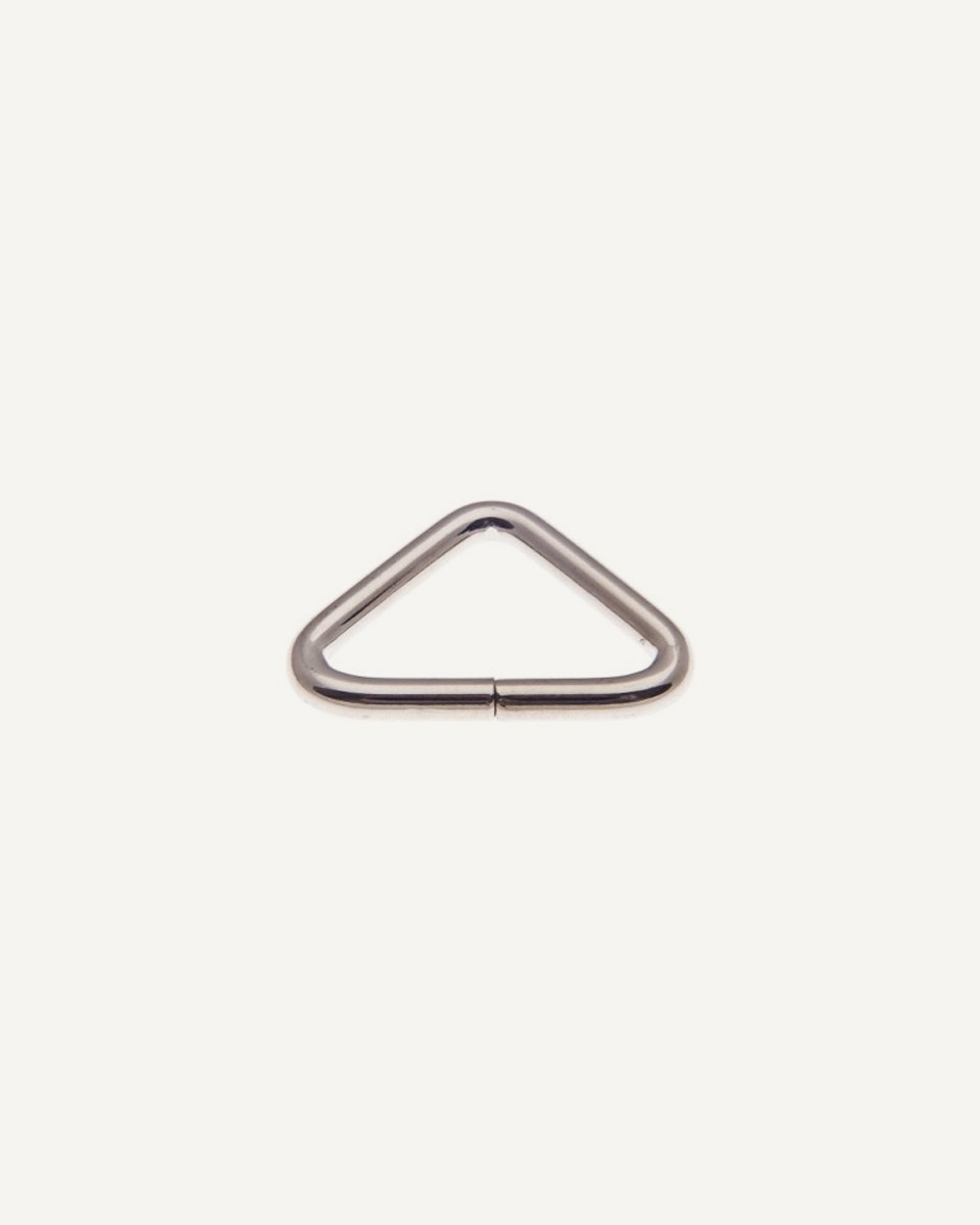 METAL TRIANGLE 30/17/4 MM NICKEL WIRE 100 PCS