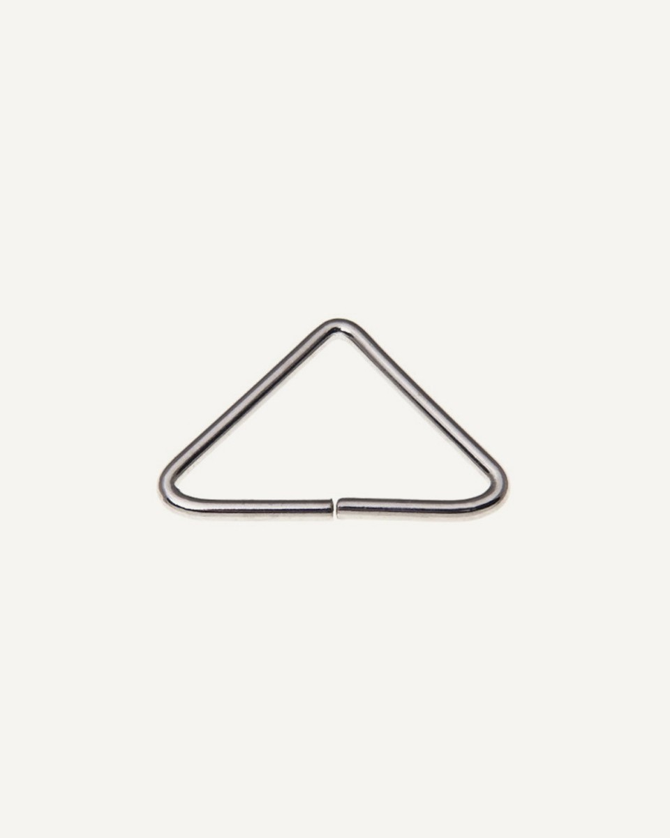 METAL TRIANGLE 40/30/3 MM NICKEL WIRE 100 PCS