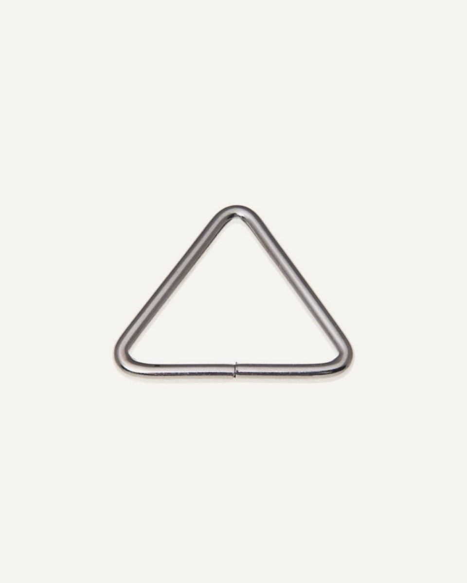 METAL TRIANGLE 40/35/4 MM NICKEL WIRE 100 PCS
