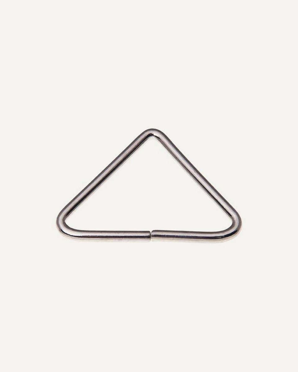 METAL TRIANGLE 50/30/3 MM NICKEL WIRE 100 PCS