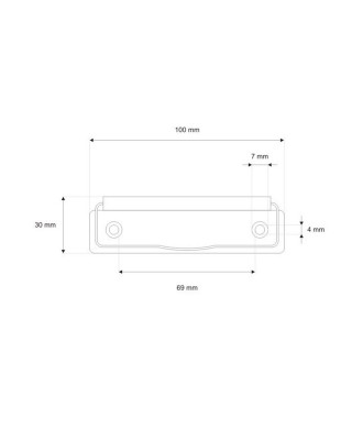 Binder 100/30 mm 1 pcs