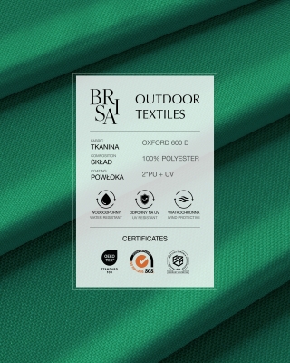 Waterproof Oxford Fabric 600D PU*2 UV (878) green