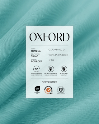 Tkanina poliestrowa Oxford 500D PU (026) błękit