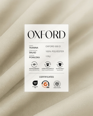 Polyester Oxford Fabric 500D PU (031) light beige