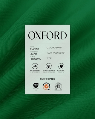 Polyester-Oxford-Stoff 500D PU (084) Grün