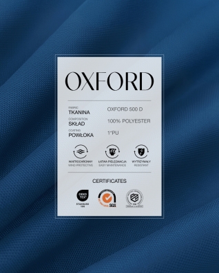 Tkanina poliestrowa Oxford 500D PU (115) chabrowa