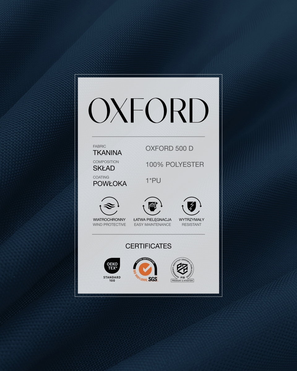 Polyester Oxford Fabric 500D PU (117) navy blue