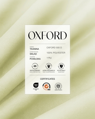 Polyester Oxford Fabric 500D PU (122) beige