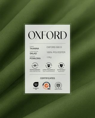 Polyester-Oxford-Stoff 500D PU (170) Olivgrün