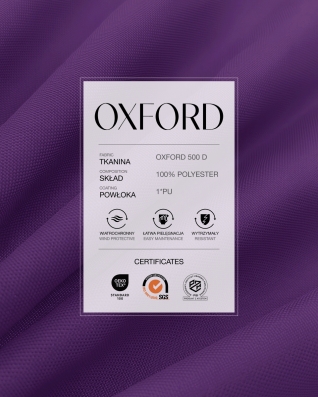 Oxford Polyester Fabric 500D PU (174) purple