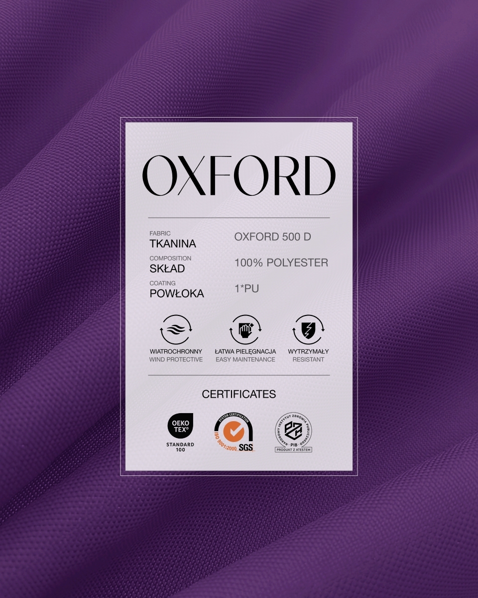 Oxford Polyester Fabric 500D PU (174) purple