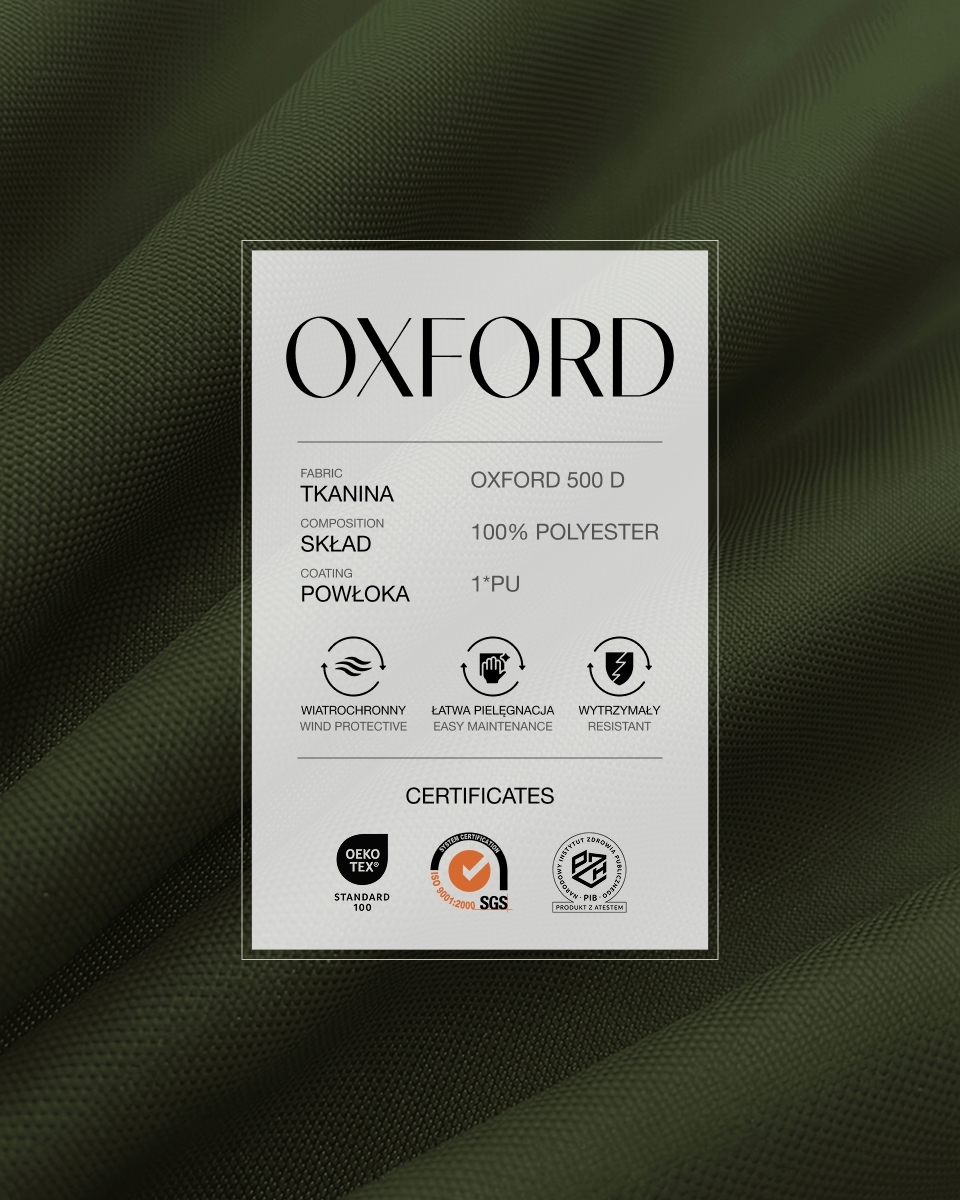 Полиэстеровая ткань Oxford 500D PU (305) оливковый