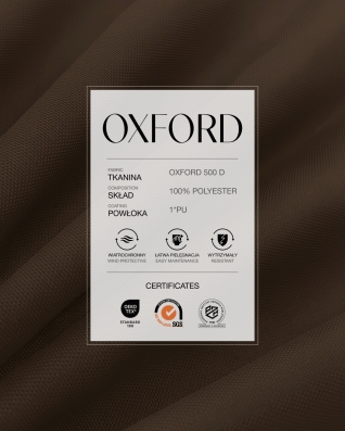 Polyester-Oxford-Stoff 500D PU (569)  Dunkelbraun