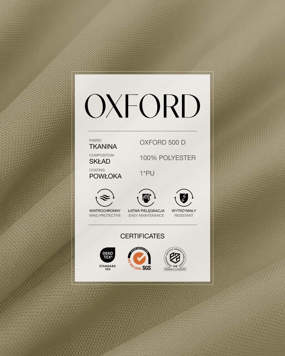 Polyesterová tkanina Oxford 500D PU (573) tmavě béžová