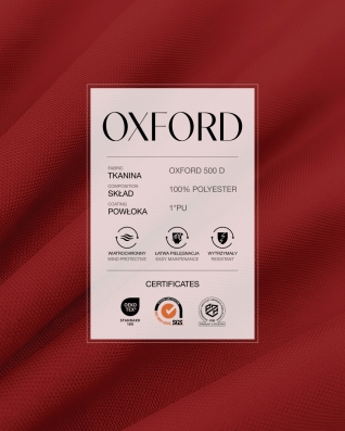 Polyester Oxford Fabric 500D PU (620) red