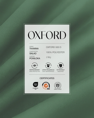 Полиэстеровая ткань Oxford 500D PU (772) шалфейный