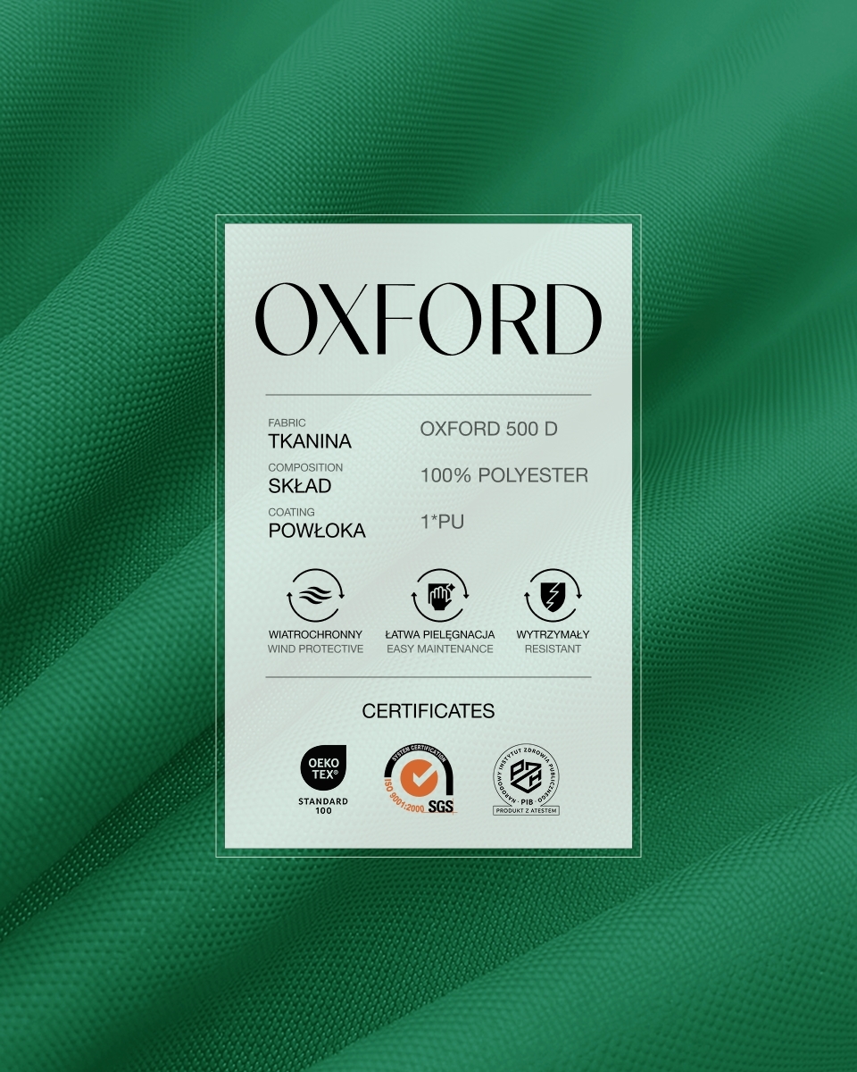 Oxford Polyester Fabric 500D PU (878) green