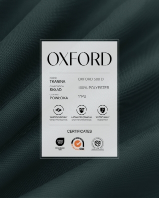 Polyester Oxford Fabric 500D PU (156) dark grey