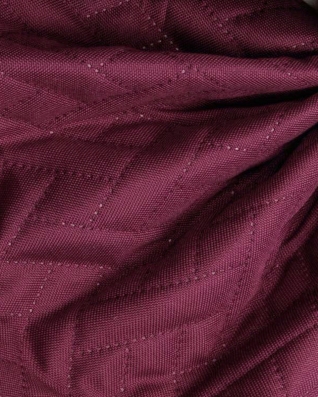 Quilted polyester fabric Oxford 600d pu*2 waterproof premium (525) maroon 160 cm