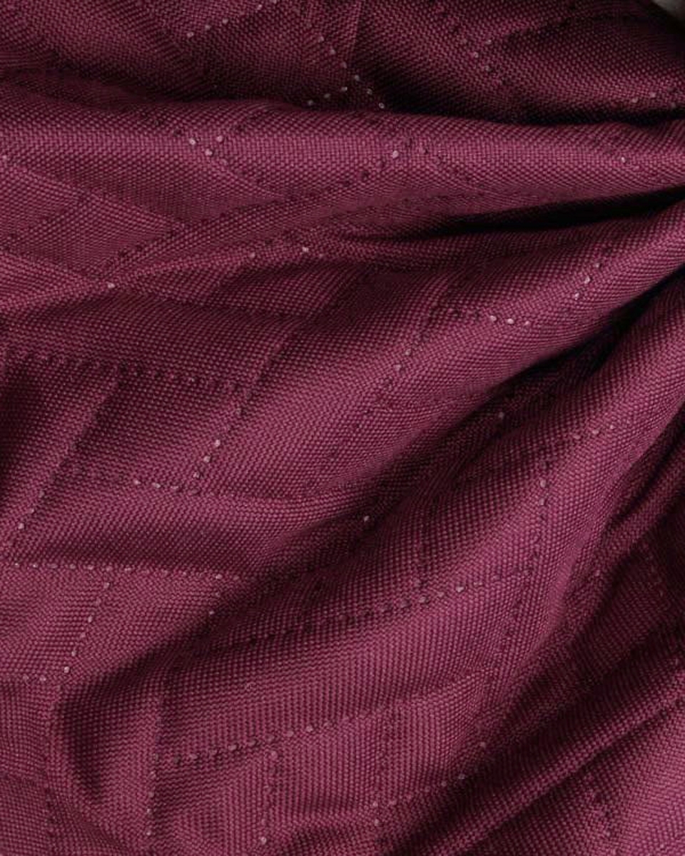 Quilted polyester fabric Oxford 600d pu*2 waterproof premium (525) maroon 160 cm