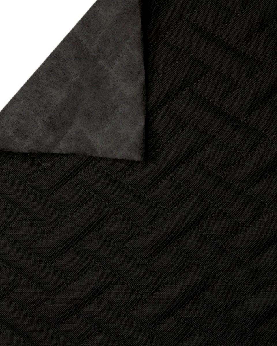 Polyester-steppstoff 600d pu-beschichtet premium schwarz 160 cm