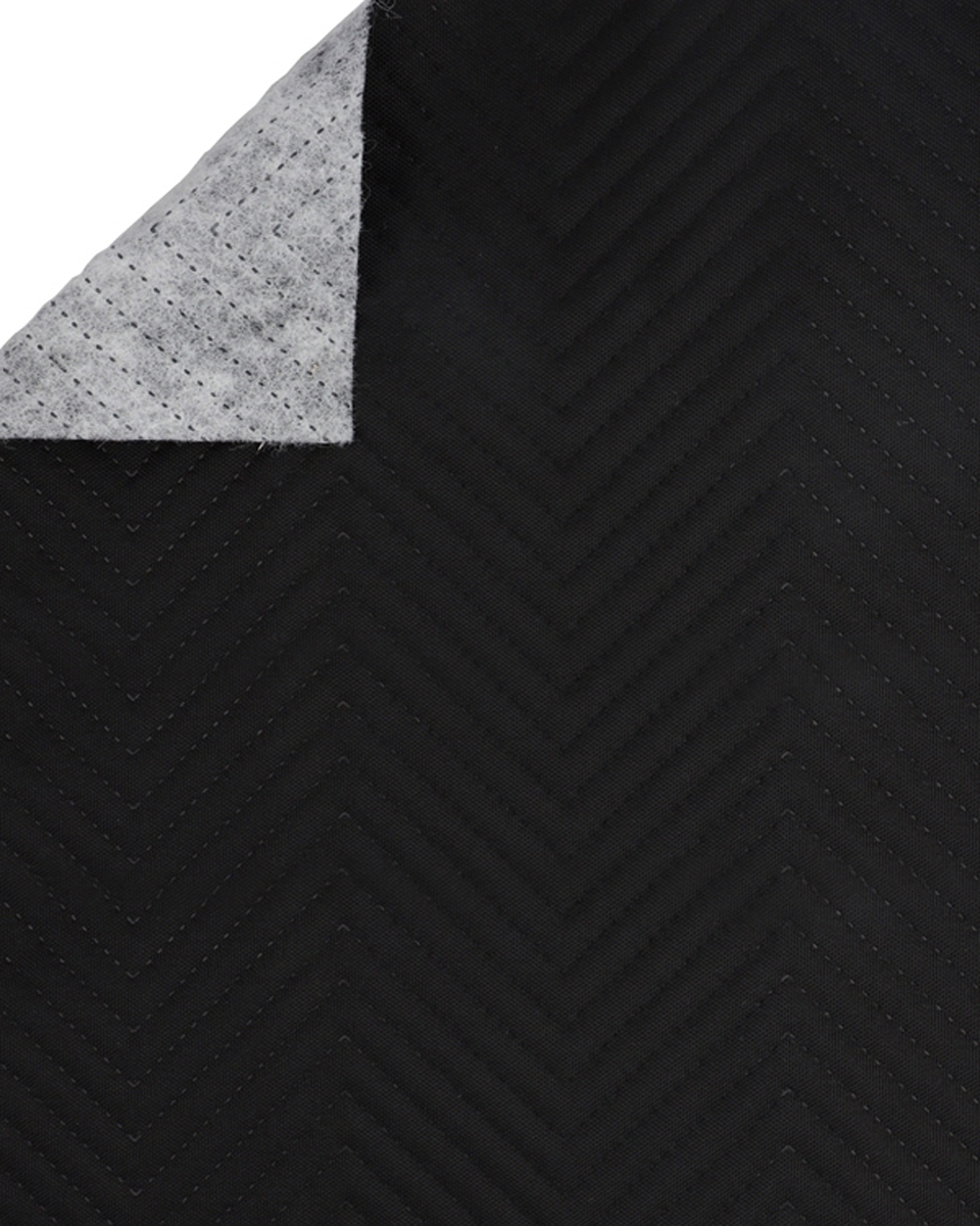 Quilted   polyester fabric Oxford 600d pu*2 waterproof honeycomb (580) black 160 cm 25 mb